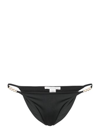 Pearl Embellishment Low Rise Brief Black Stella McCartney Lingerie