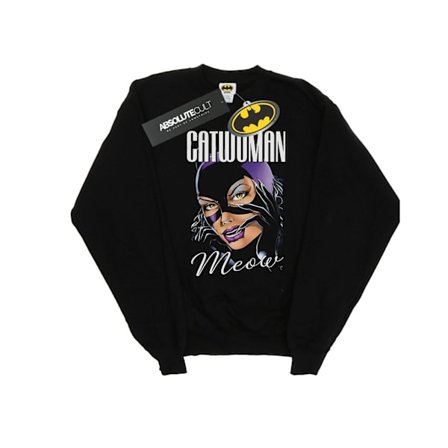 DC Comics Herr Batman Catwoman Feline Fatale Sweatshirt L Svart
