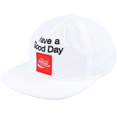 Brixton - White snapback Caps - Coca-cola Good Day Hp Cap White Snapback @ Hatstore