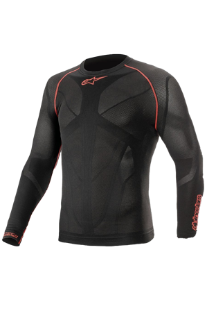 Alpinestars Ride Tech V2 LS Summer Baselayer Sweater Black/Red M/L