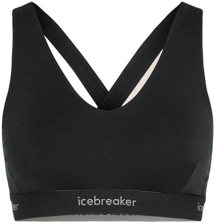 Icebreaker W's Merino 125 Cool-Lite Sprite Racerback Bra Black - Undertøy