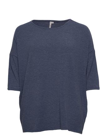 Carlamour 3/4 Top Langærmet T-shirt Blå ONLY Carmakoma