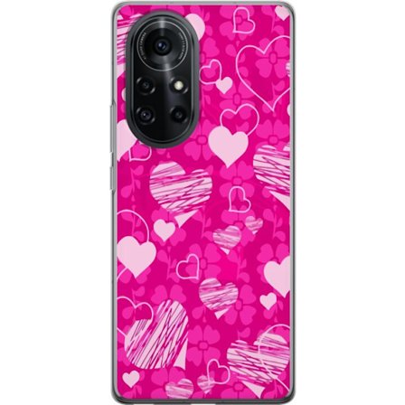Kompatibelt Mobilskal till Huawei Huawei nova 8 Pro PopHjärtMönster