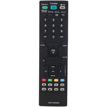 AKB73655802 TV-fjärrkontroll, universell fjärrkontroll ersättning