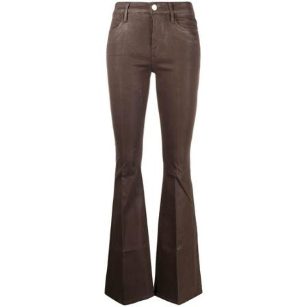 Frame, Wide Jeans Bruin, Dames, Maat:W24
