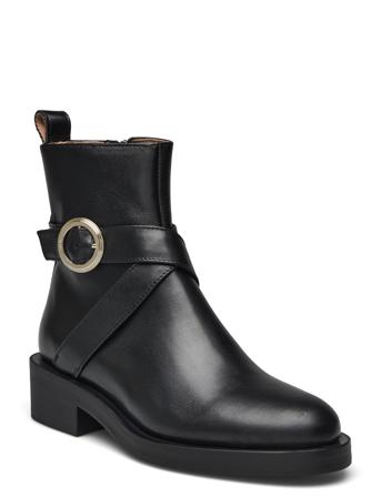 Iryna_Bootie_C Shoes Boots Ankle Boots Black BOSS
