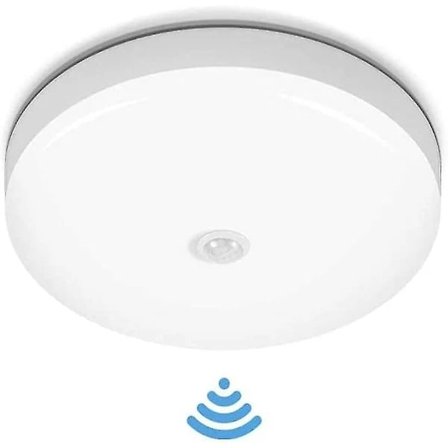 [CA] LED-taklampe med 12W bevegelsessensor, lyd- og lyskontroll, induksjonstaklampe