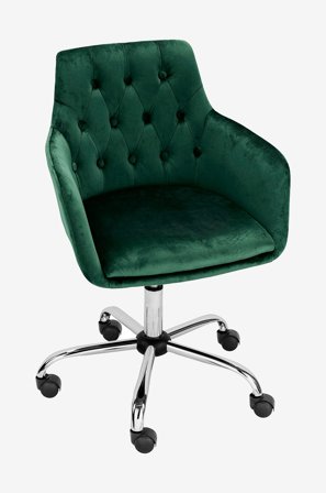 Loft24 - Kontorstol Perry - Grøn - Skrivebordsstole - Fra Homeroom