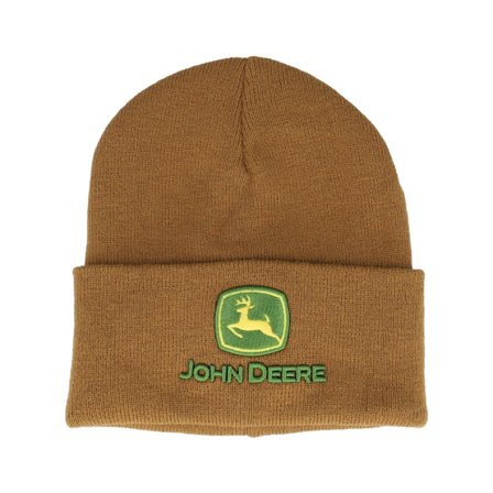 John Deere - Hnědý cuff Beanie - Beanie Brown Cuff @ Hatstore