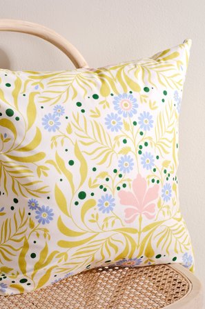 Jotex - Putetrekk 50x50 Cm multifarget/beige - BLOOM - Kjøp Pynteputer & trekk hos Jotex