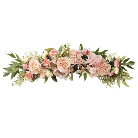 Bryllup Arch Blomster Rosa Rose Dekorative Floral Swags Arbor Floral Arrangement Bryllup