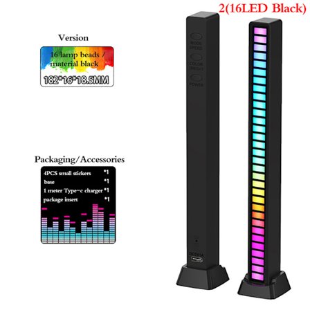 Creative 5V USB 16/32 LED Nattlys App Control RGB Music Rh