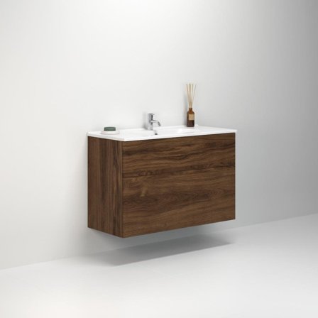 Dansani Luna Kantate Kommodpaket 101 cm Brun ek, Badrum