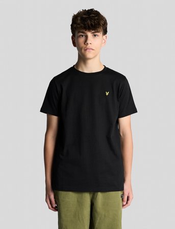 Lyle & Scott Plain T-Shirt - Black - 170-176