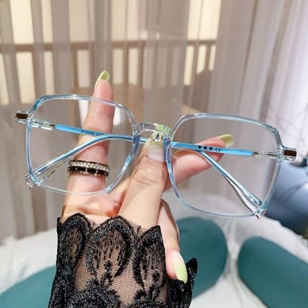 Anti-blått lys lesebriller firkantede briller BLÅ STYRKE Blu Blå Styrke 150