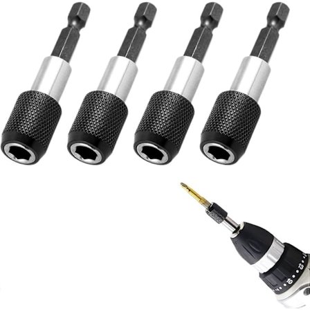 Skrutrekkerbitsholder, Magnetisk bitsholder, Bitsholder med sekskantet skaft, Magnetisk forlengelsesstang, Magnetiske bitsholdere, Bitsholder for 