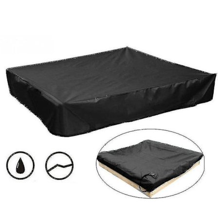 Støvtett Beskyttelse Sandkasse Trekk Vanntett Sandkassebassengtrekk Populære Artiklar Svart