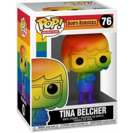 Funko! Pop Animation 76 Bobs Burgers Tina Belcher Pride Multifärg