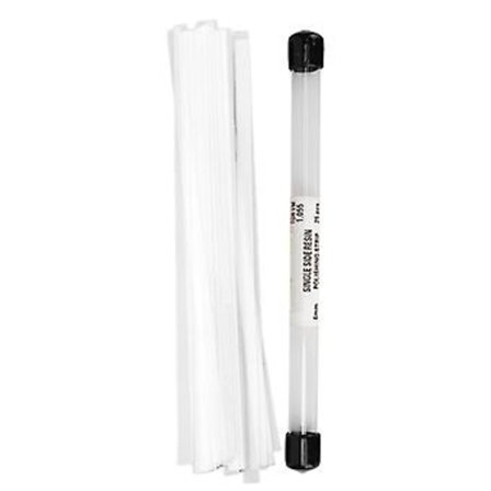 25 stk. Tannpoleringsstrips Plast Fin Sliping Finishing Dental Slipestriper Hvit