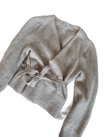 Beige omlottkofta från & Other Stories