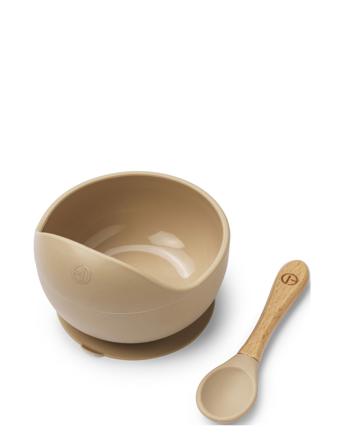Silic Bowl Set - Pure Khaki Home Meal Time Plates & Bowls Bowls Beige Elodie Details