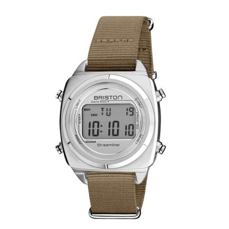 Bluetooth-klocka - uppkopplad klocka - intelligent klocka Briston - 221337.S.DG.2.NBZ - digital