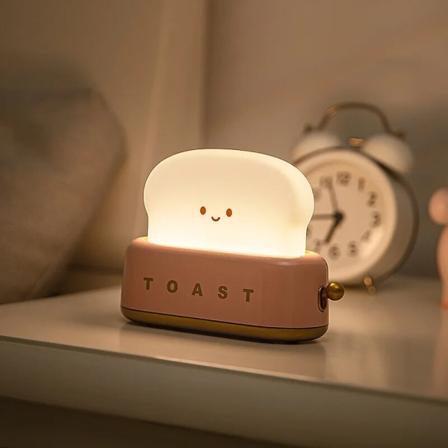 Luova Toast-y valo, s p tunnelmavalaistus, parantava valo, her tyskello, makuuhuoneen y valo, t ydellinen lahja