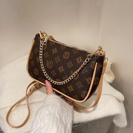 Laukku Lisää Ketju Olkalaukku Ruskea