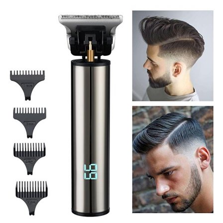 Elektrisk hårklippare män trimmer klippning sladdlös skägg rakapparat