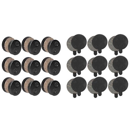 18 Par Skoter Skivbromsbelägg Semimetallbelägg för M365 Elektrisk Skoter - 9 Par 2Cm & 9 Par 2.25Cm