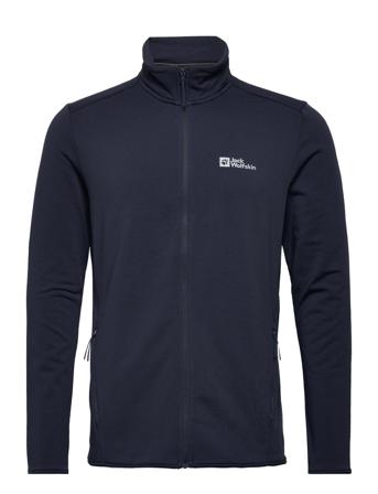 Pack & Go Fz M Sweatshirts & Hoodies Fleeces & Midlayers Navy Jack Wolfskin