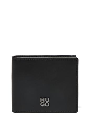 Hugo Stacked_4 Cc Accessories Wallets Classic Wallets Svart HUGO*Betinget Tilbud