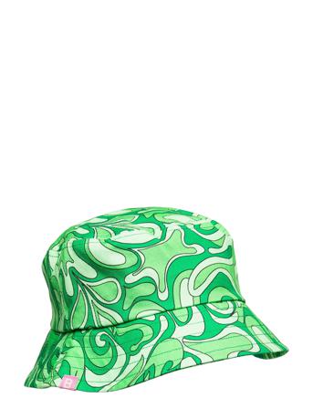 Bucket Hat Green Barbara Kristoffersen By Rosemunde