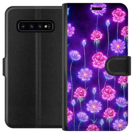 Yhteensopiva Lompakkokotelo Samsung Galaxy S10 Bloom Reverie Electric Petals