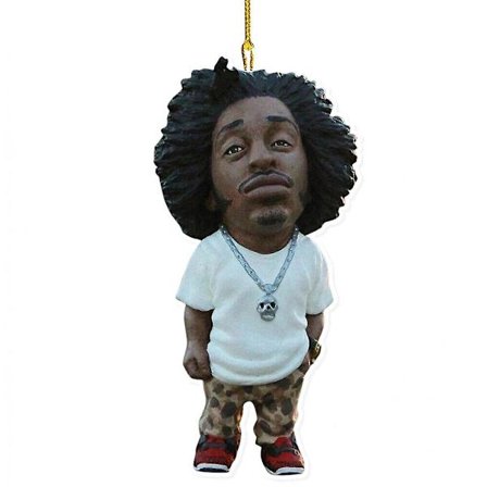 Klassisk Hip Hop Rappare Pose Prydnad för Bilspegel