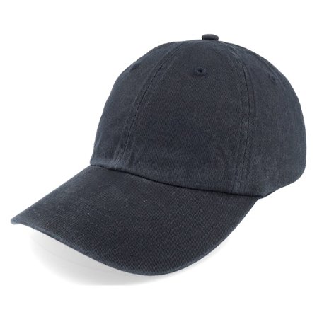 Richardson - Černá unconstructed Kšiltovka - R55 Solid Black Dad Cap @ Hatstore