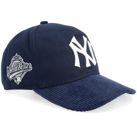 New Era - MLB Blå adjustable Keps - New York Yankees Cooperstown Corduroy 19TWENTY Navy A-Frame Adjustable @ Hatstore