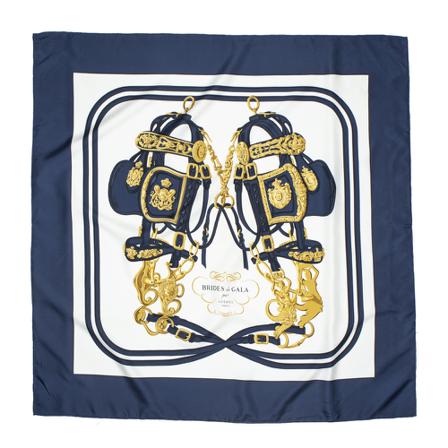 Hermès Vintage, Pre-owned Scarf Blauw, Dames, Maat:ONE Size