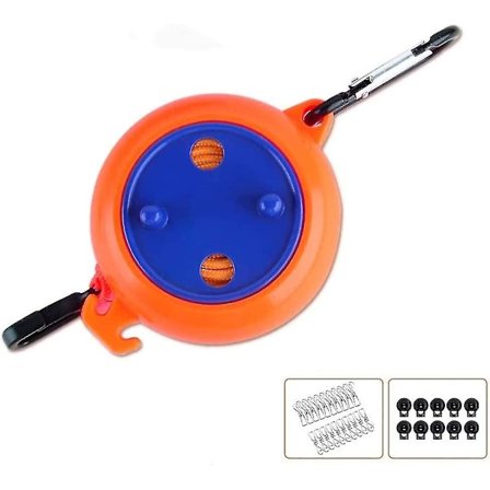 Utdragbar Klädstreck, 8m, Bärbar, Vindtålig, Perfekt Som Utomhustork, Resa, Camping, För Att Hänga Kläder, Orange