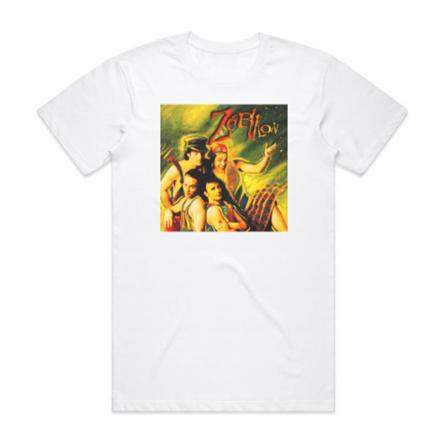 Zebulon Zebulon Album Cover T-Shirt Vit S