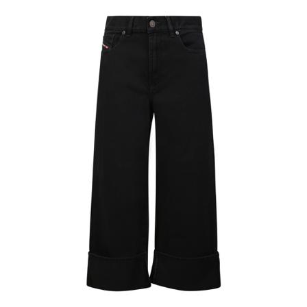 Diesel, Wide Jeans Zwart, Dames, Maat:W29