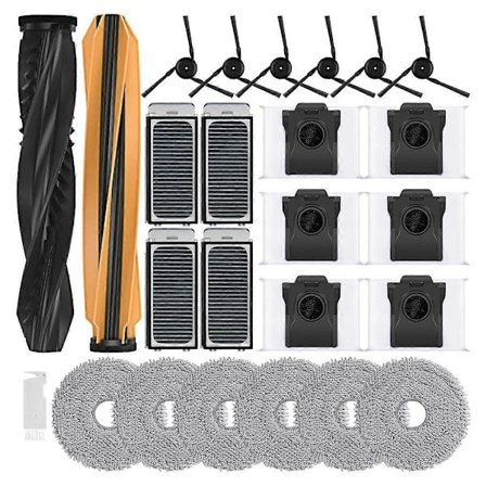 För X50 Ultra/L50 Pro Ultra/L40S Pro Ultra Del Huvudborste Filter Moppduk Dammpåsar Tillbehör