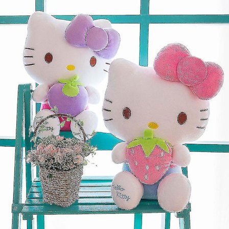 Kissan Nukke Istuva Pehmolelu Nukke Tytölle