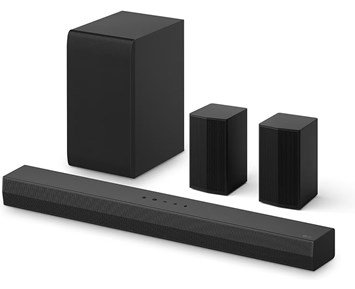 LG-NS40TR-Trådløs lydplanke med subwoofer og to bakhøyttalere-Home cinema-Ukategoriserte produkter