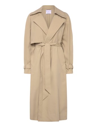 Mango | Cotton Trench Coat With Belt | L