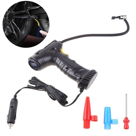 120W billuftpump automatisk handhållen luftkompressor med uppladdningsbart batteri