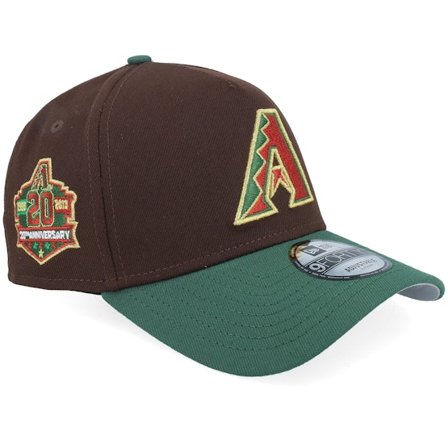 New Era - MLB Marron adjustable Casquette - Hatstore Exclusive x Arizona Diamondbacks Anniversary Patch 9FORTY Brown/Green A-frame Adjustable @ 