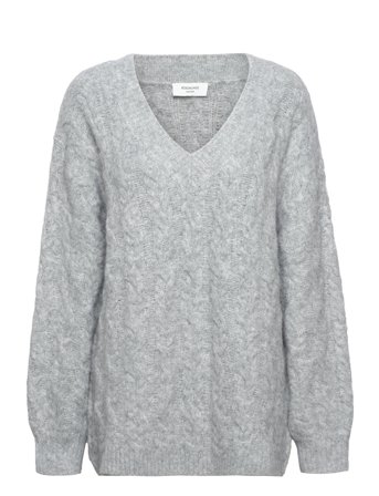 Rosemunde | Cable Knit V-Neck | S/M