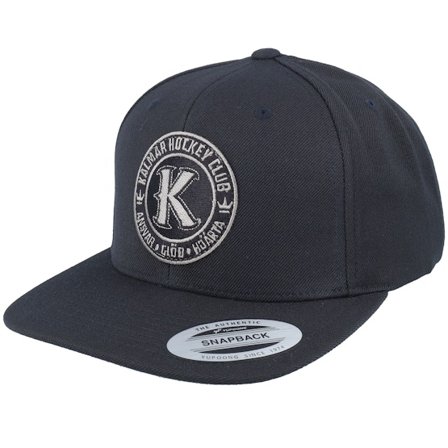 Hatstore - Kalmar HC Black/Stealth Grey Patch Black Snapback Snapback Black Cap - @ Hatstore
