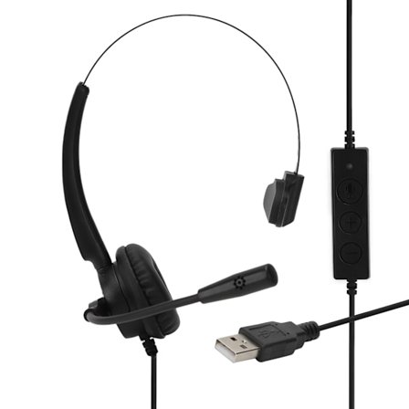USB-kuulokkeet mikrofonilla, melunvaimennus, yrityskäyttöön, UC Skype Lync Softphone Call Center Office